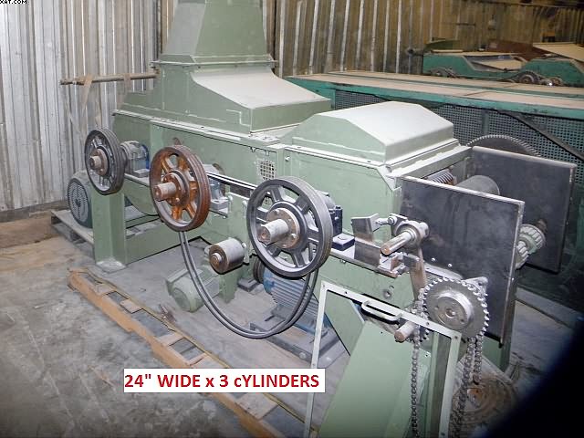 HUNTER Shredder, 24" wide, 3 cylinders,